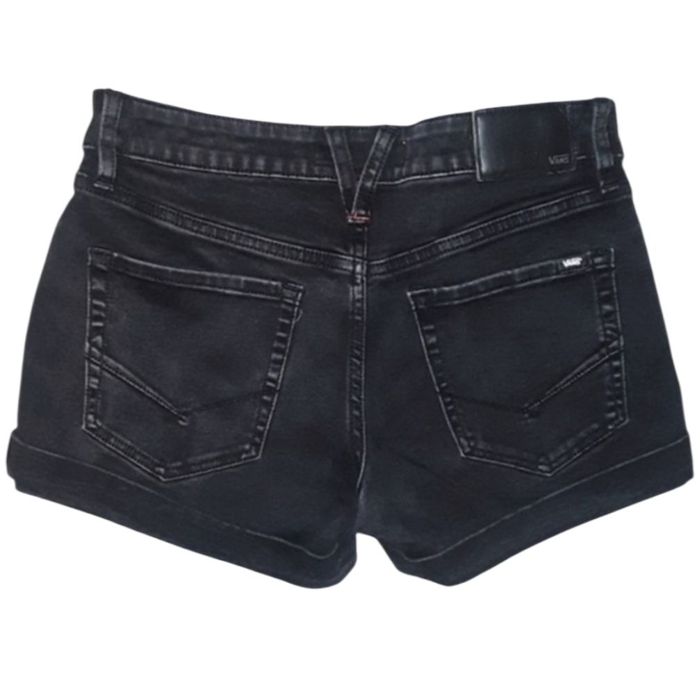 Vans Black Cuffed Jean Shorts. Women's Size: 3/26.